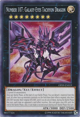 Number 107: Galaxy-Eyes Tachyon Dragon [OP09-EN019] Common | Pegasus Games WI