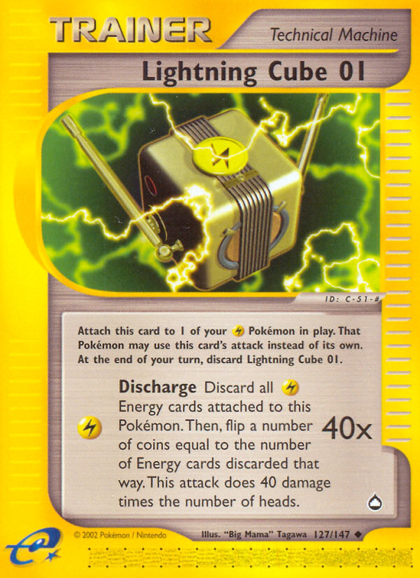 Lightning Cube 01 (127/147) [Aquapolis] | Pegasus Games WI