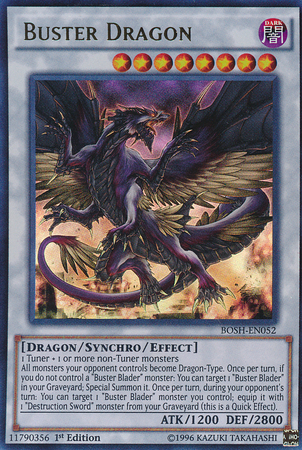 Buster Dragon [BOSH-EN052] Ultra Rare | Pegasus Games WI