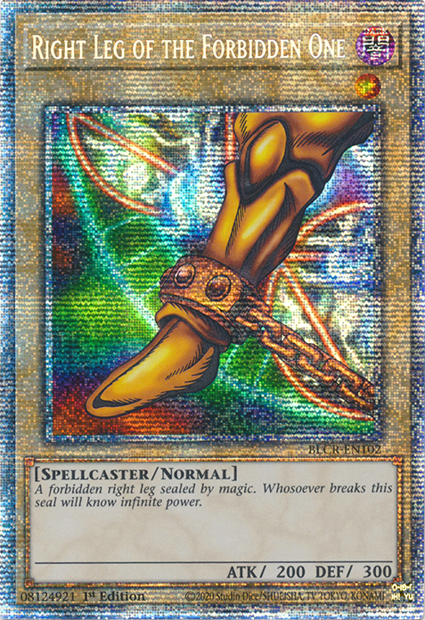 Right Leg of the Forbidden One [BLCR-EN102] Starlight Rare | Pegasus Games WI