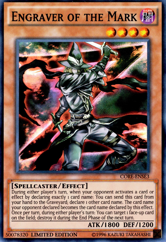 Engraver of the Mark [CORE-ENSE3] Super Rare | Pegasus Games WI