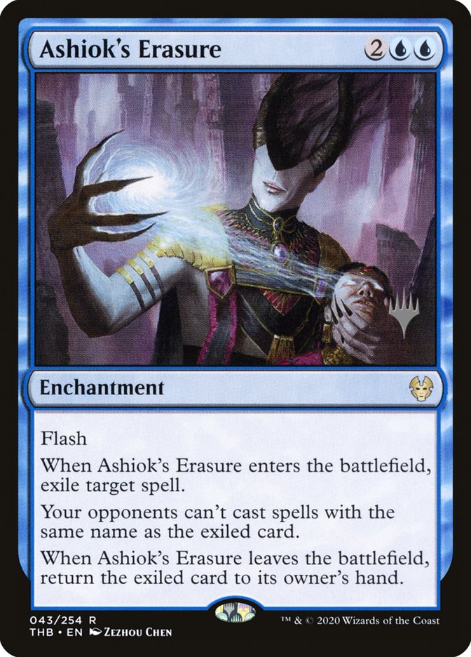 Ashiok's Erasure (Promo Pack) [Theros Beyond Death Promos] | Pegasus Games WI