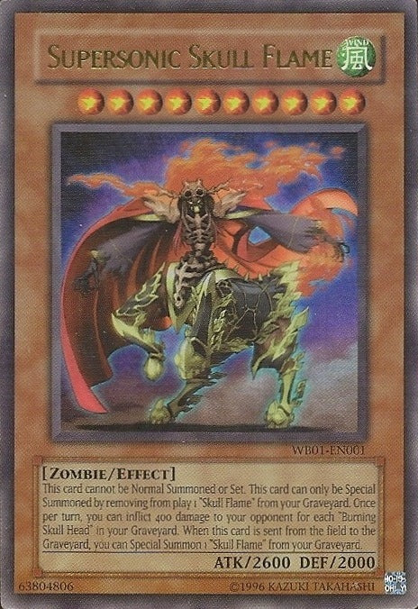 Supersonic Skull Flame [WB01-EN001] Super Rare | Pegasus Games WI