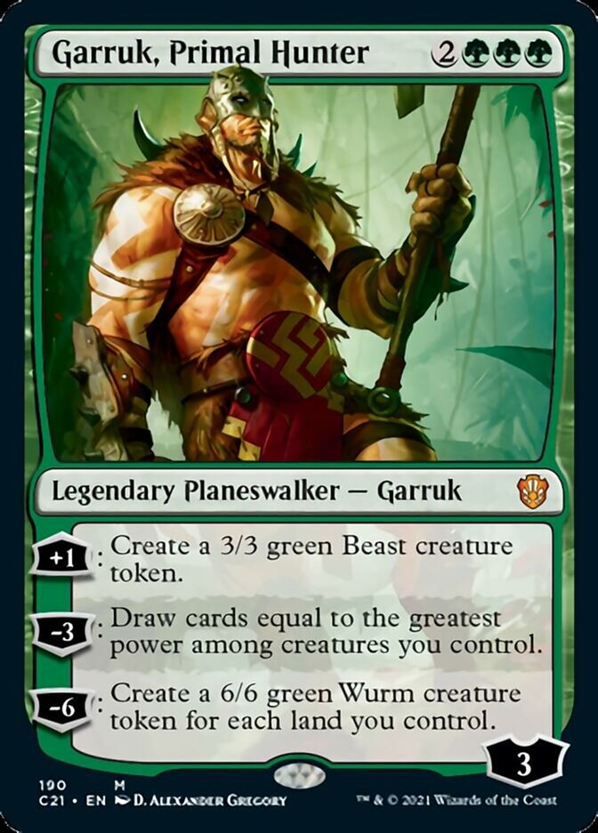 Garruk, Primal Hunter [Commander 2021] | Pegasus Games WI