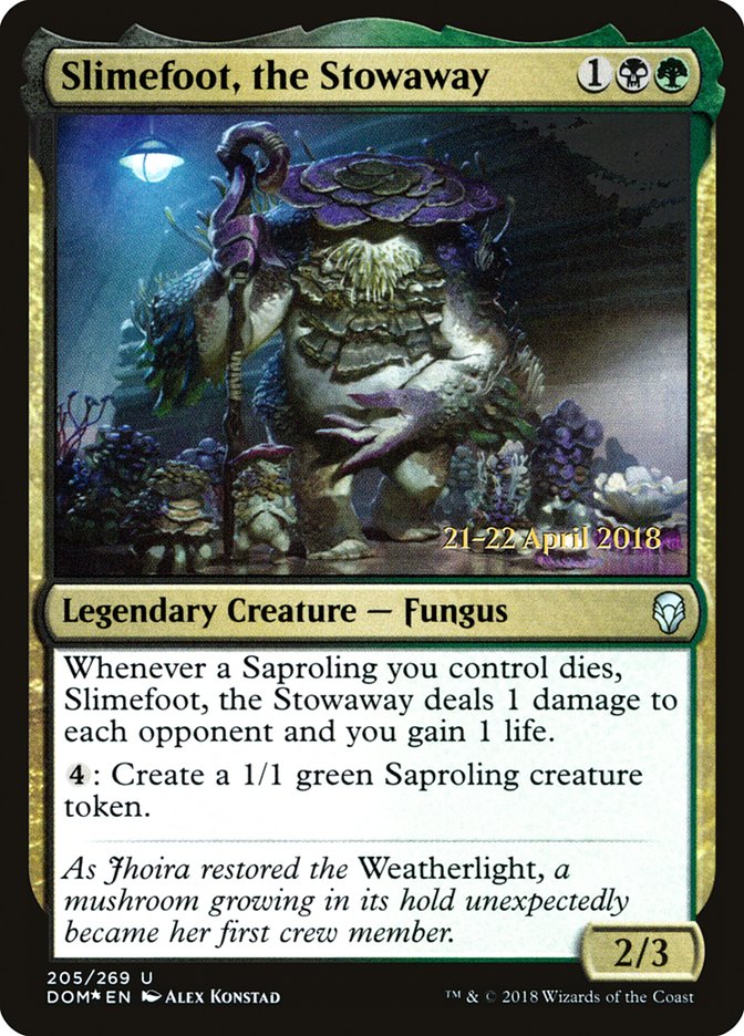 Slimefoot, the Stowaway [Dominaria Prerelease Promos] | Pegasus Games WI