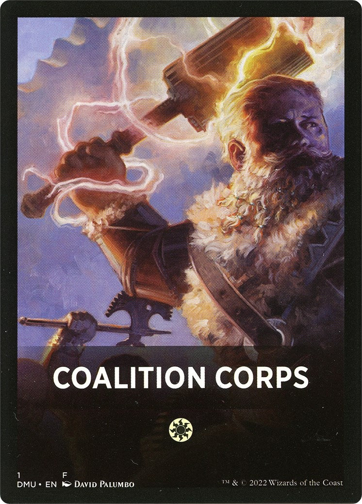 Coalition Corps Theme Card [Dominaria United Tokens] | Pegasus Games WI