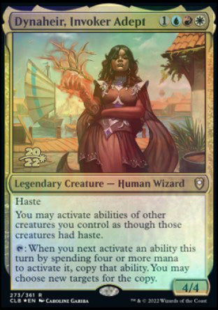 Dynaheir, Invoker Adept [Commander Legends: Battle for Baldur's Gate Prerelease Promos] | Pegasus Games WI