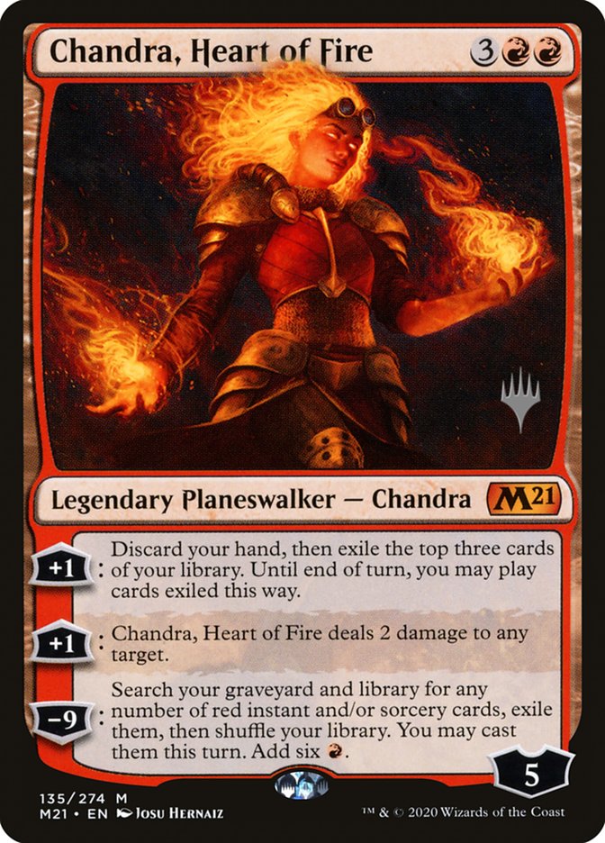 Chandra, Heart of Fire (Promo Pack) [Core Set 2021 Promos] | Pegasus Games WI