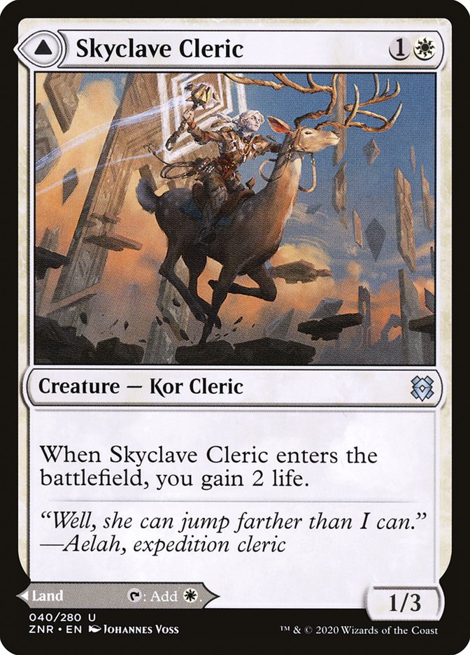 Skyclave Cleric // Skyclave Basilica [Zendikar Rising] | Pegasus Games WI