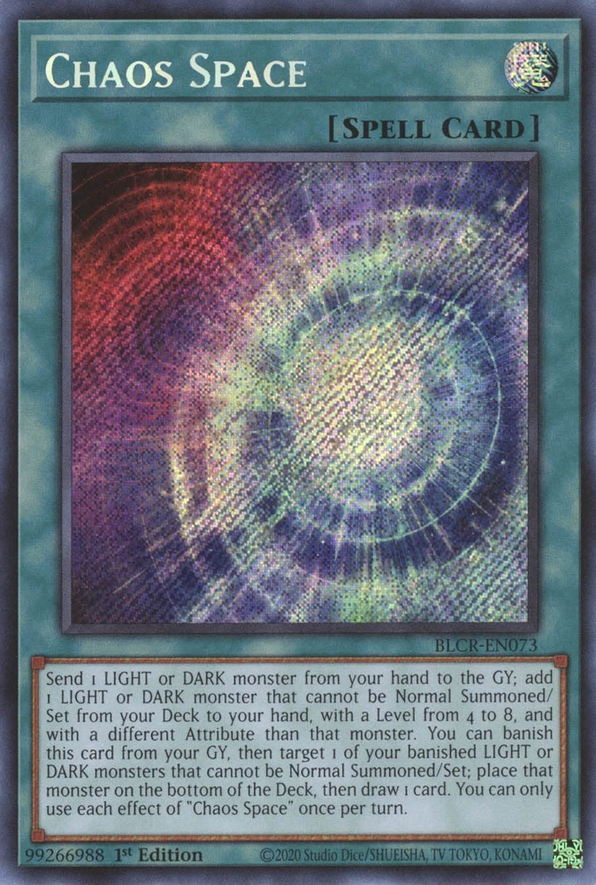 Chaos Space [BLCR-EN073] Secret Rare | Pegasus Games WI