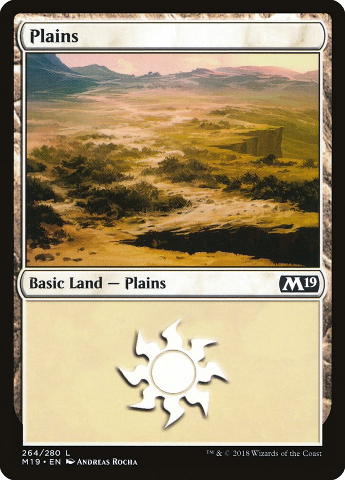Plains (264) [Core Set 2019] | Pegasus Games WI