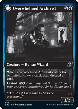 Overwhelmed Archivist // Archive Haunt [Innistrad: Double Feature] | Pegasus Games WI