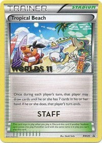 Tropical Beach (BW28) (Staff) [Black & White: Black Star Promos] | Pegasus Games WI