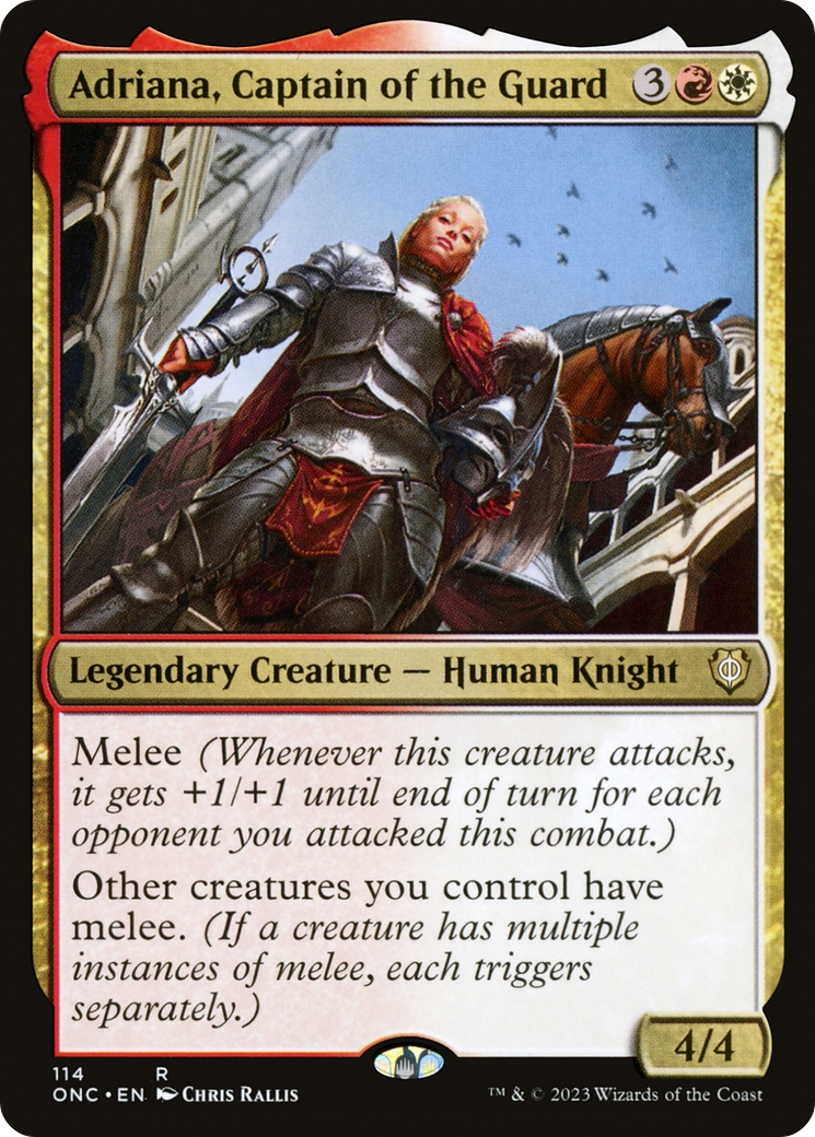 Adriana, Captain of the Guard [Phyrexia: All Will Be One Commander] | Pegasus Games WI