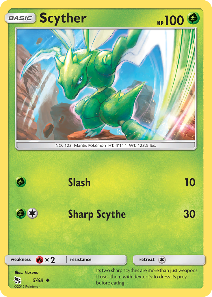 Scyther (5/68) [Sun & Moon: Hidden Fates] | Pegasus Games WI
