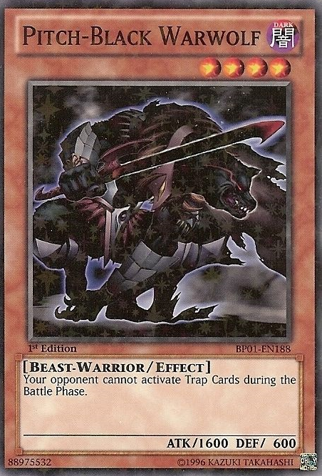 Pitch-Black Warwolf [BP01-EN188] Starfoil Rare | Pegasus Games WI