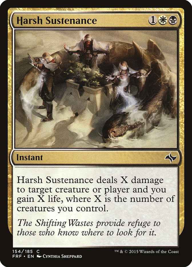 Harsh Sustenance [Fate Reforged] | Pegasus Games WI