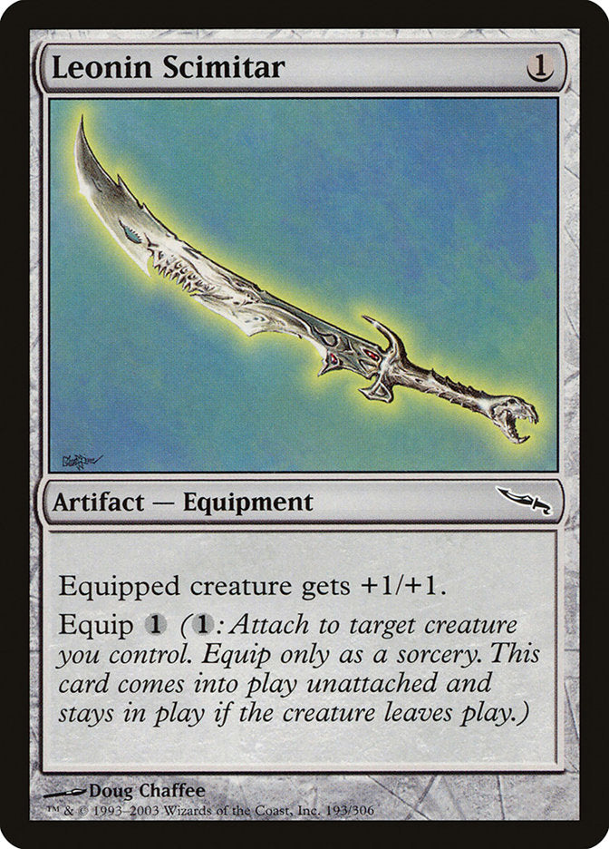 Leonin Scimitar [Mirrodin] | Pegasus Games WI