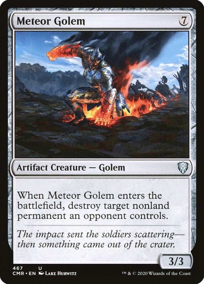 Meteor Golem (467) [Commander Legends] | Pegasus Games WI