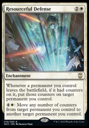 Resourceful Defense (Promo Pack) [Streets of New Capenna Commander Promos] | Pegasus Games WI