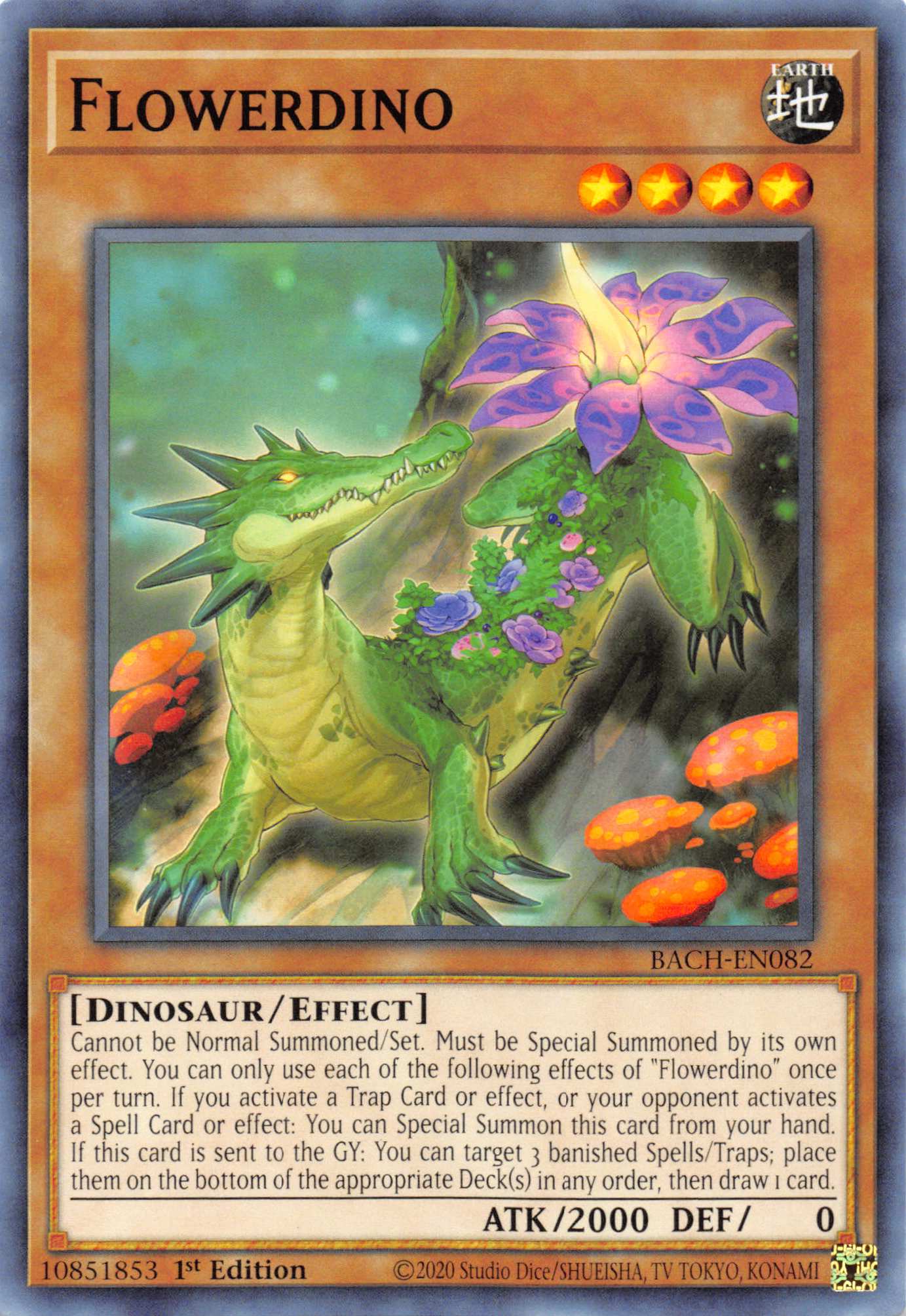 Flowerdino [BACH-EN082] Common | Pegasus Games WI