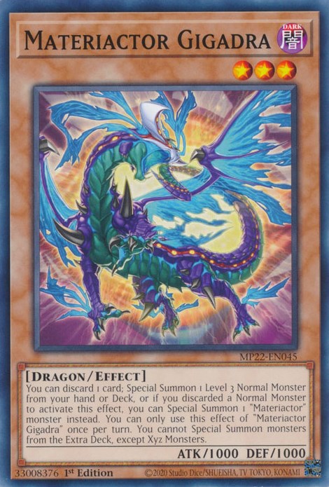 Materiactor Gigadra [MP22-EN045] Common | Pegasus Games WI