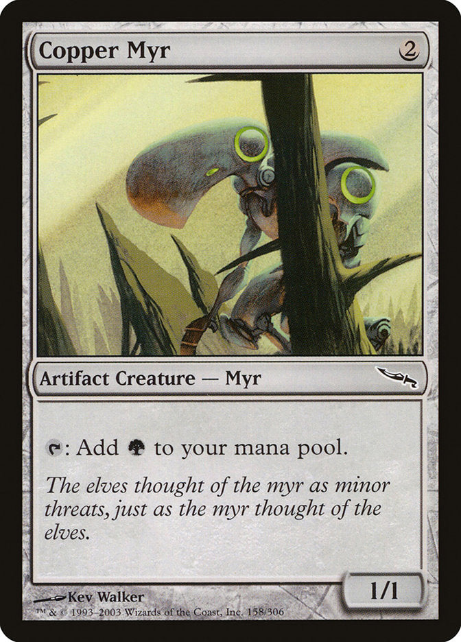 Copper Myr [Mirrodin] | Pegasus Games WI