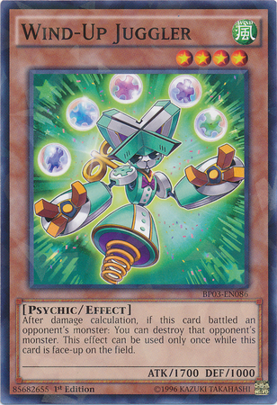 Wind-Up Juggler (Shatterfoil) [BP03-EN086] Rare | Pegasus Games WI