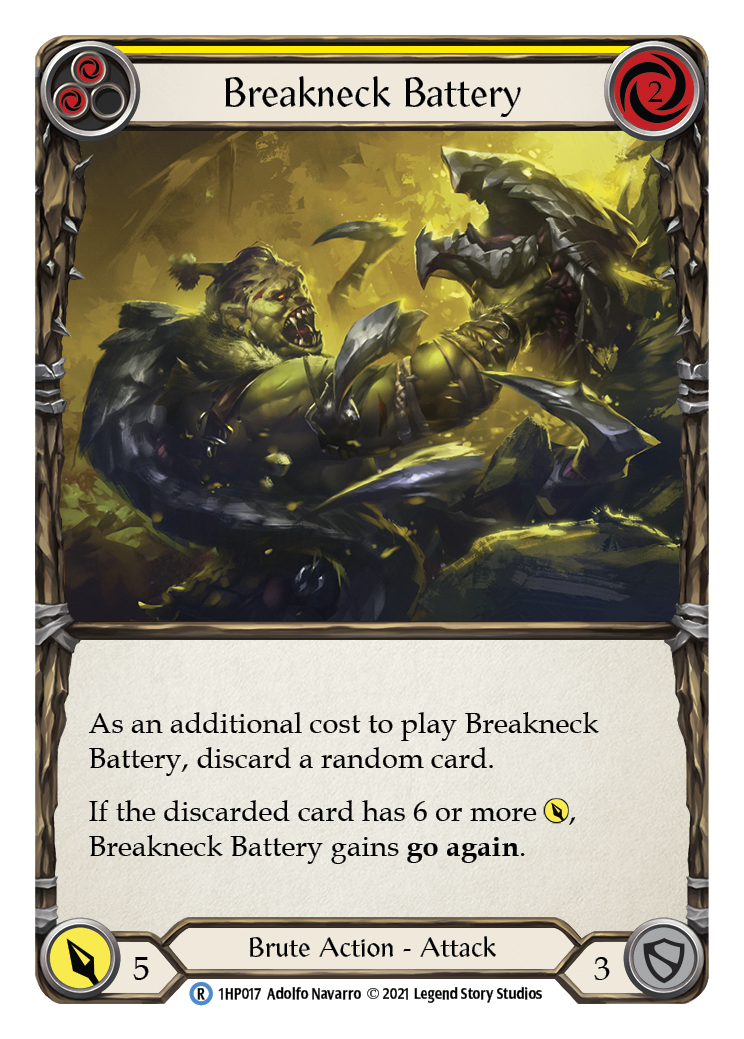 Breakneck Battery (Yellow) [1HP017] | Pegasus Games WI