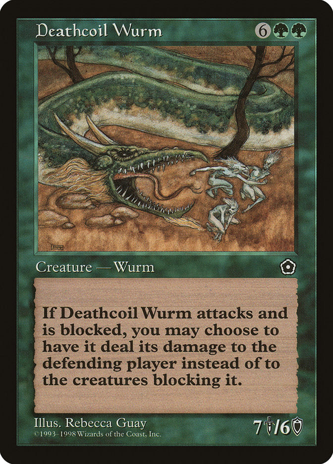 Deathcoil Wurm [Portal Second Age] | Pegasus Games WI