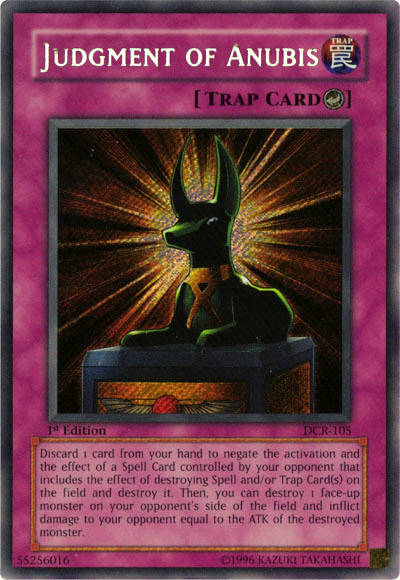 Judgment of Anubis [DCR-105] Secret Rare | Pegasus Games WI