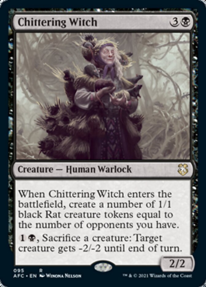 Chittering Witch [Dungeons & Dragons: Adventures in the Forgotten Realms Commander] | Pegasus Games WI