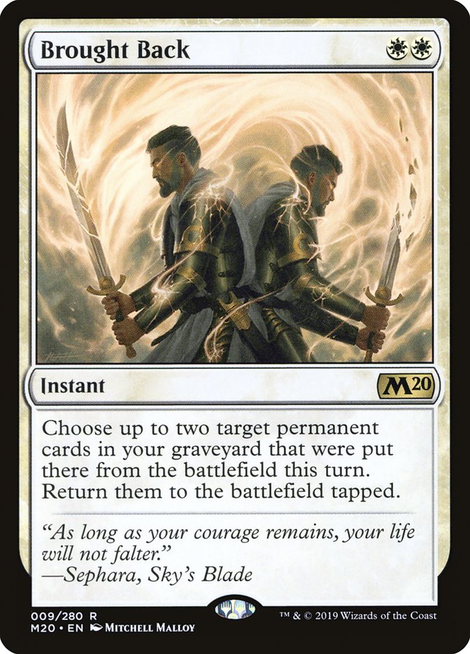 Brought Back [Core Set 2020] | Pegasus Games WI