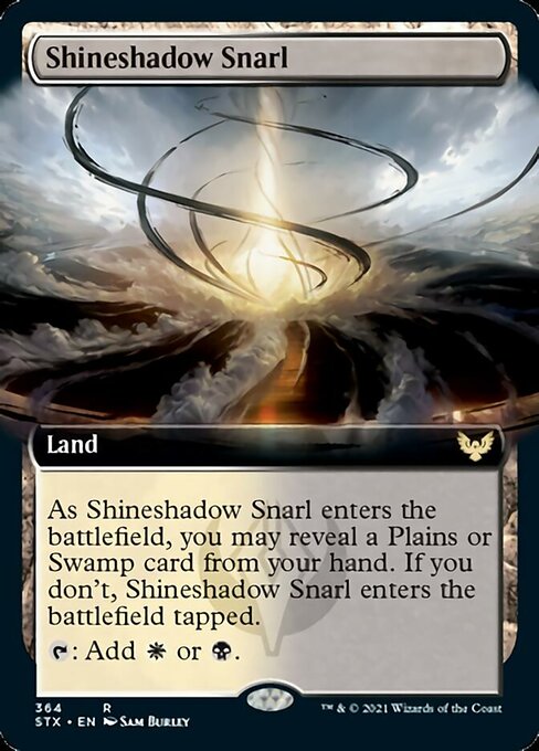 Shineshadow Snarl (Extended Art) [Strixhaven: School of Mages] | Pegasus Games WI