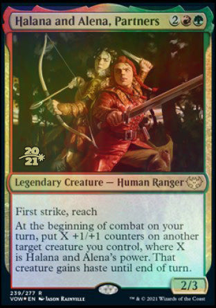 Halana and Alena, Partners [Innistrad: Crimson Vow Prerelease Promos] | Pegasus Games WI