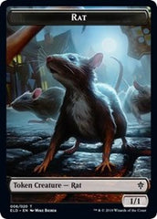 Rat // Food (17) Double-Sided Token [Throne of Eldraine Tokens] | Pegasus Games WI