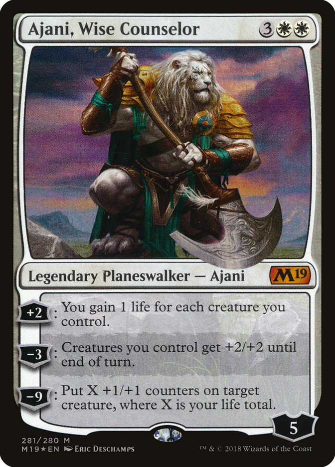 Ajani, Wise Counselor [Core Set 2019] | Pegasus Games WI