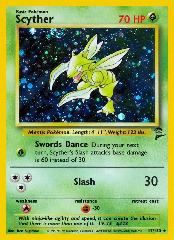 Scyther (17/130) [Base Set 2] | Pegasus Games WI