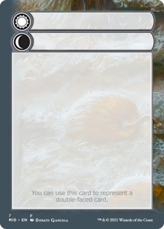 Helper Card (7/9) [Innistrad: Midnight Hunt Tokens] | Pegasus Games WI