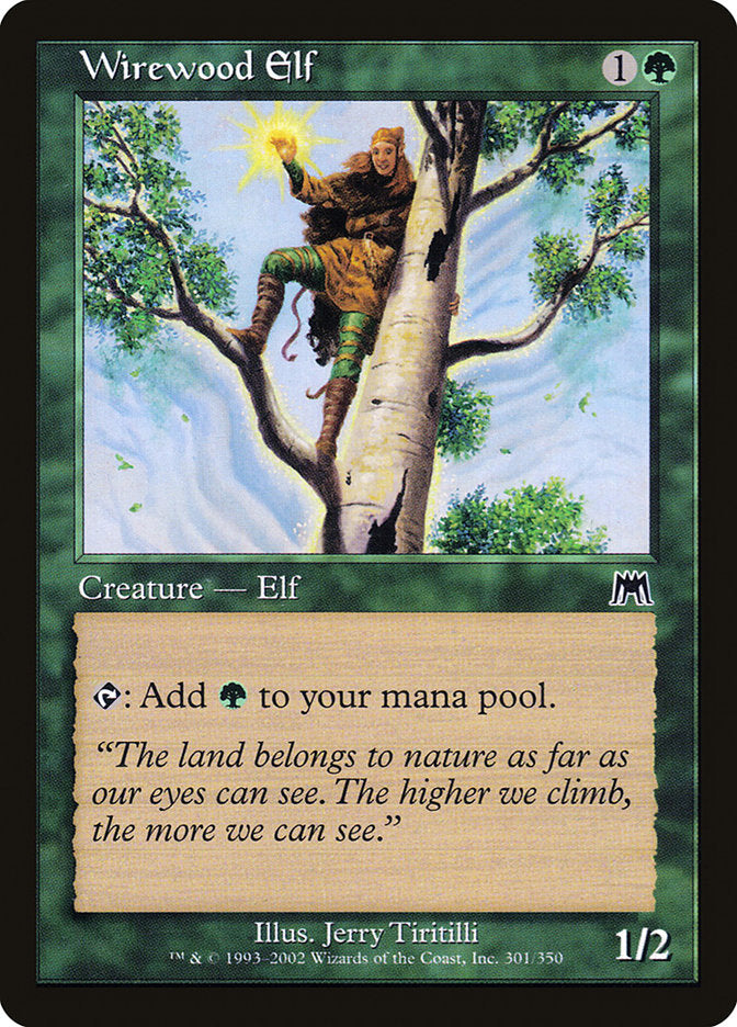Wirewood Elf [Onslaught] | Pegasus Games WI