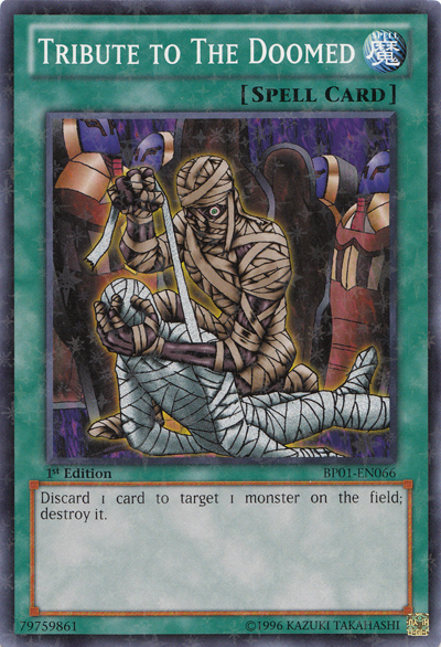 Tribute to the Doomed [BP01-EN066] Starfoil Rare | Pegasus Games WI