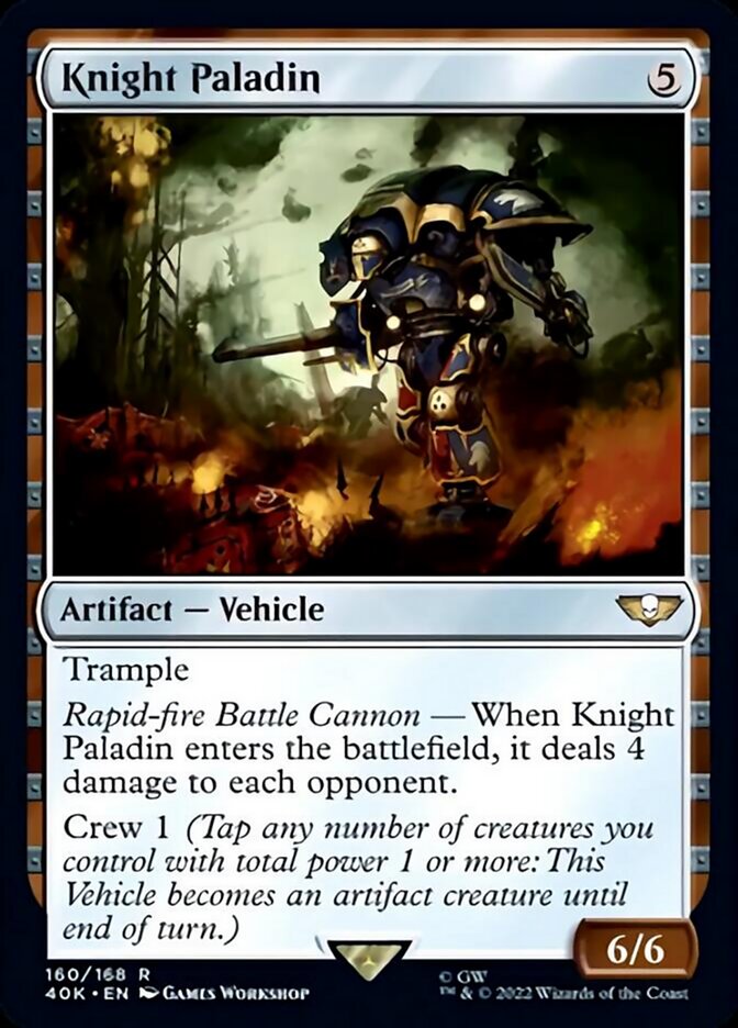 Knight Paladin (Surge Foil) [Warhammer 40,000] | Pegasus Games WI