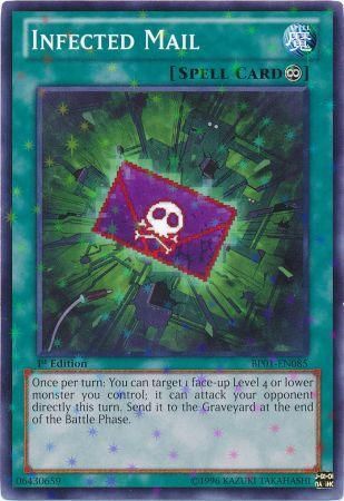 Infected Mail [BP01-EN085] Starfoil Rare | Pegasus Games WI