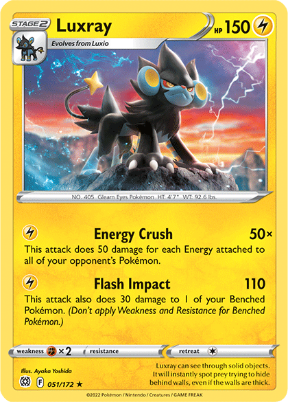 Luxray (051/172) [Sword & Shield: Brilliant Stars] | Pegasus Games WI