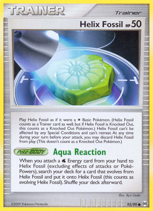 Helix Fossil (93/99) [Platinum: Arceus] | Pegasus Games WI