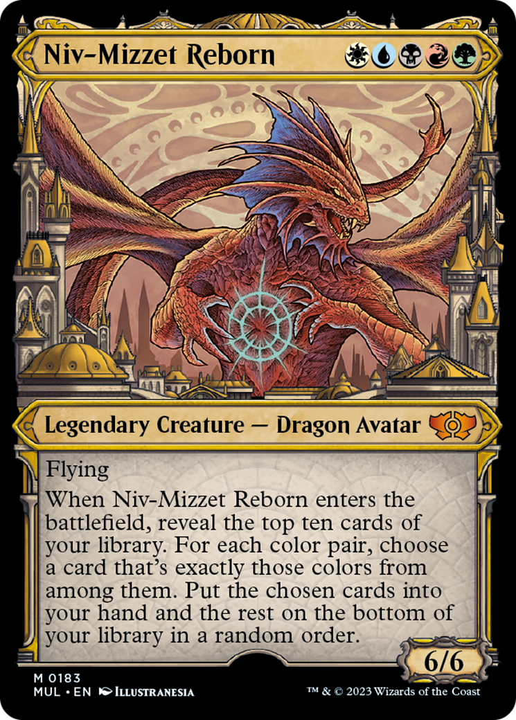 Niv-Mizzet Reborn (Halo Foil) [Multiverse Legends] | Pegasus Games WI