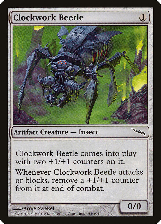 Clockwork Beetle [Mirrodin] | Pegasus Games WI