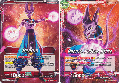 Beerus // Beerus, Furious Strike [BT8-002] | Pegasus Games WI