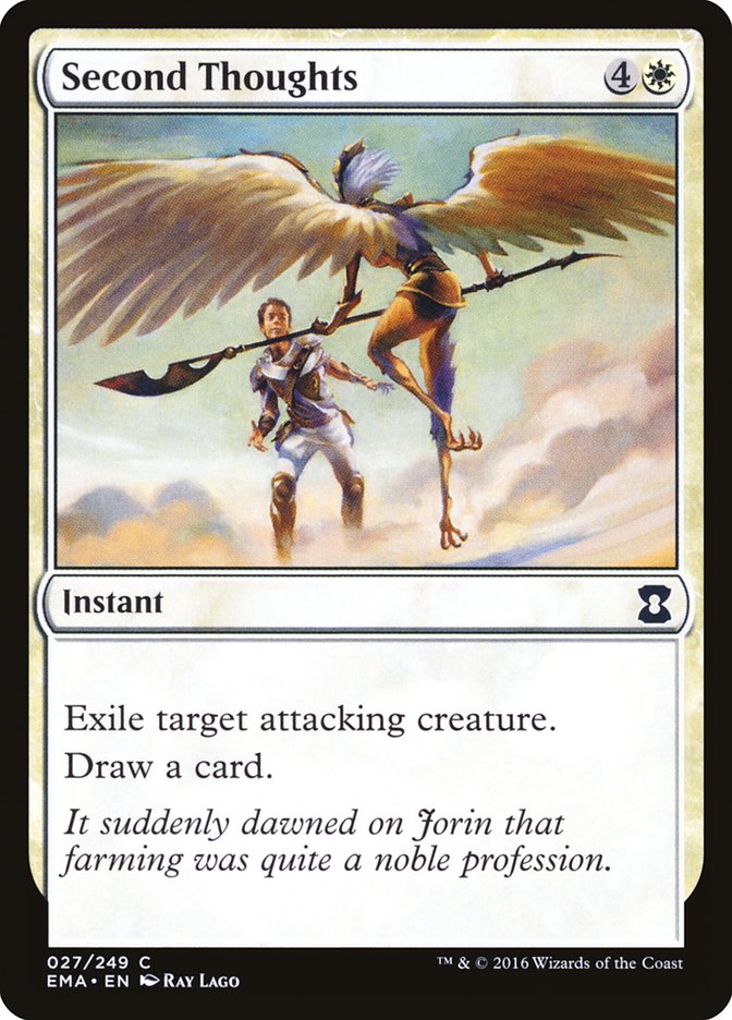 Second Thoughts [Eternal Masters] | Pegasus Games WI