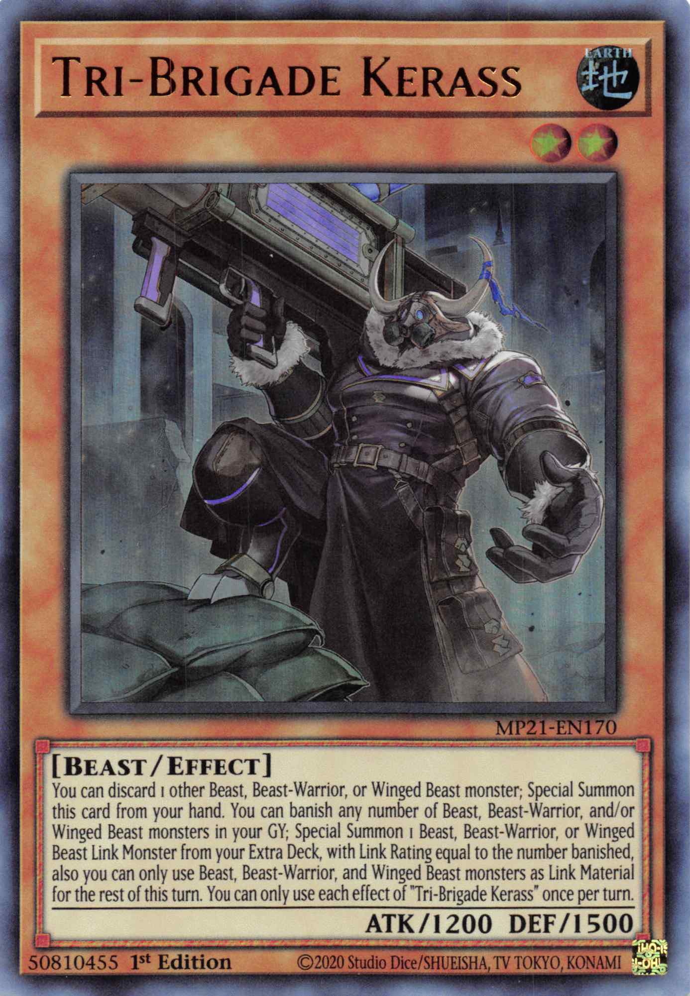 Tri-Brigade Kerass [MP21-EN170] Ultra Rare | Pegasus Games WI